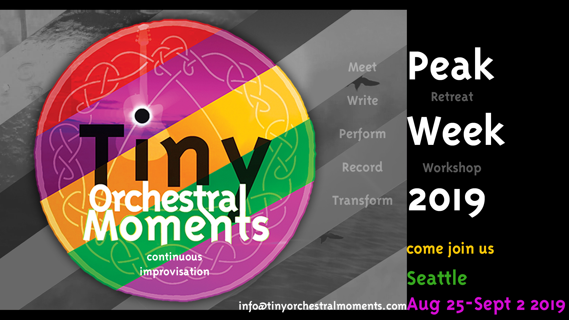 Tiny Orchestral Moments Workshop: Peak Week IV