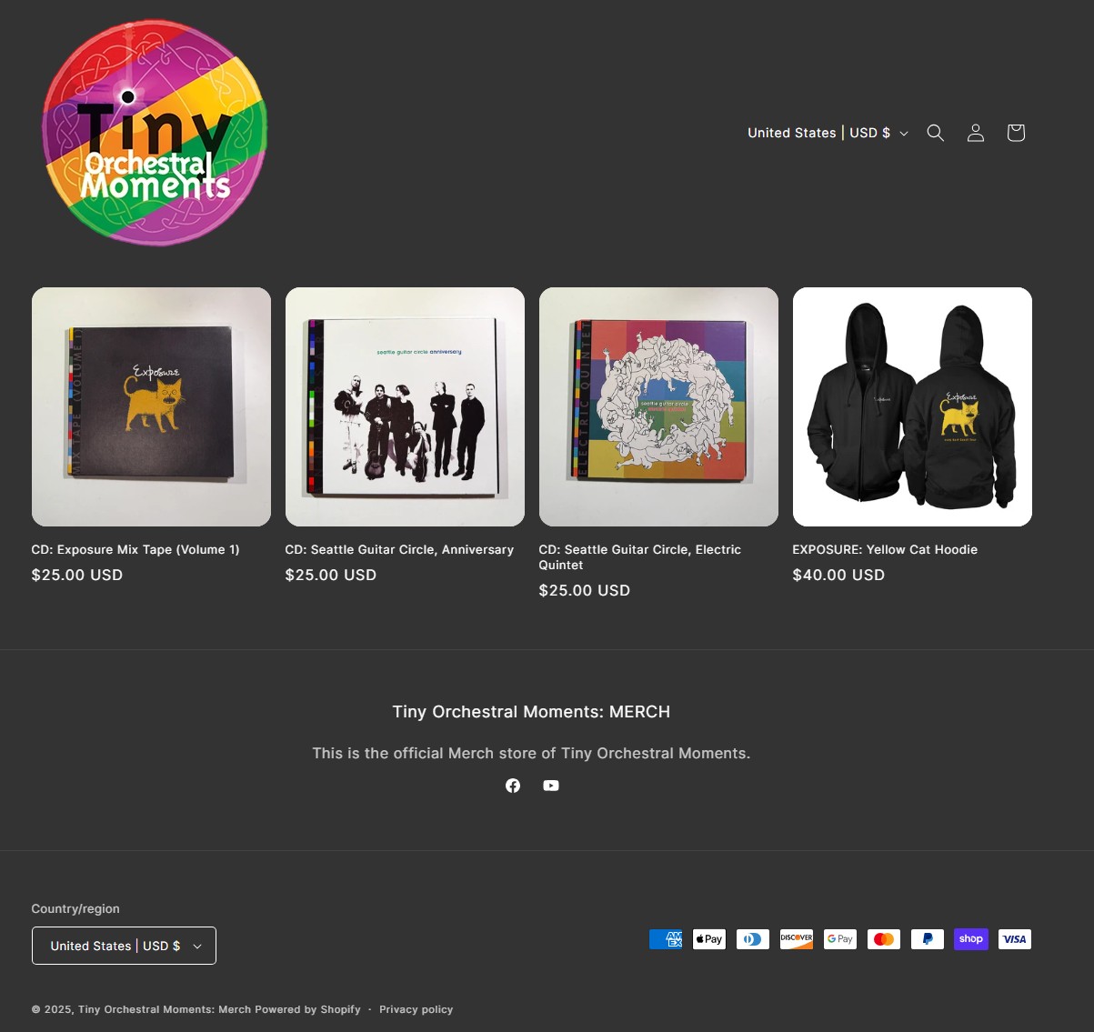 Tiny Orchestral Moments - Merch Store